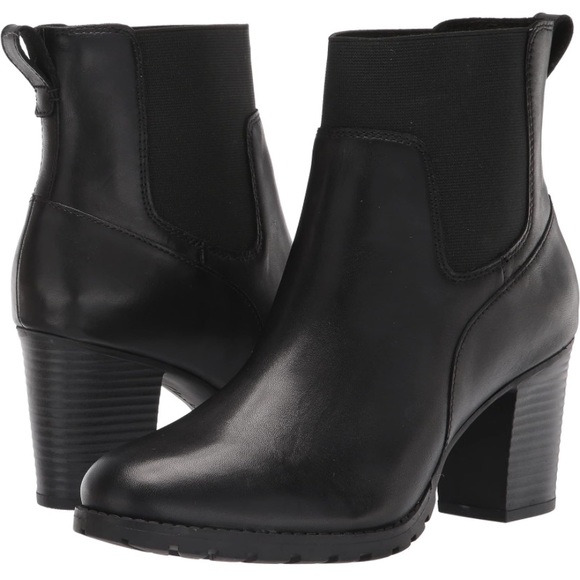 Clarks Shoes - Clarks Verona Ease Chelsea Heeled Boots